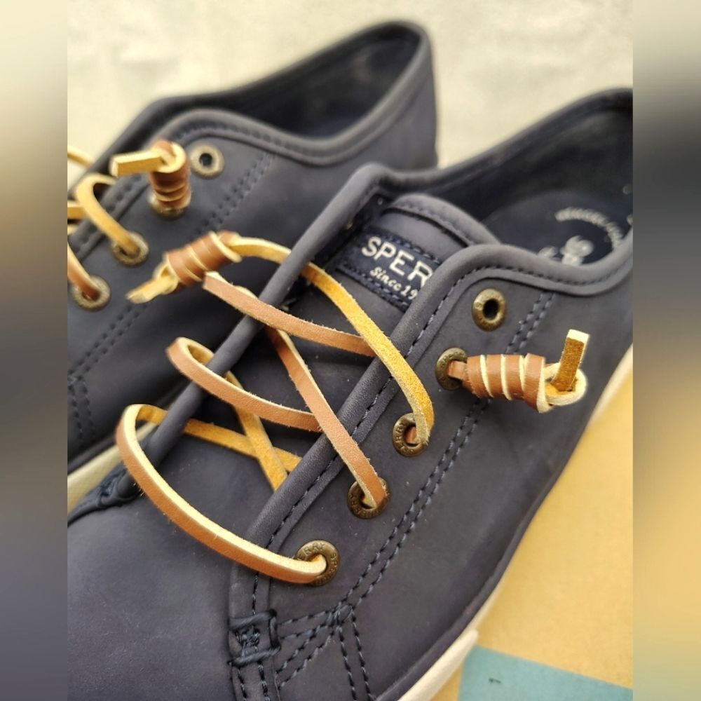 Sperry Top Sider Women's Navy Casual Shoes Sneakers Sz 7 - Picture 7 of 16